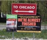 CSS Catenary Replacement Project Sign at Miller Station
